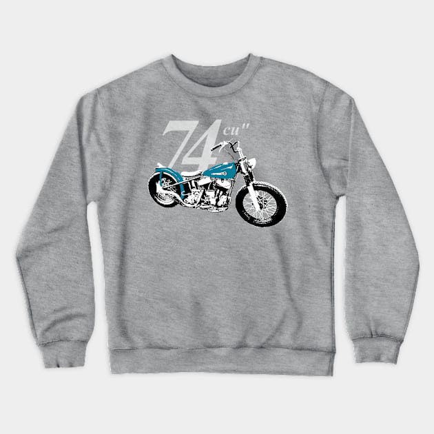 Big Flattie Crewneck Sweatshirt by motomessage